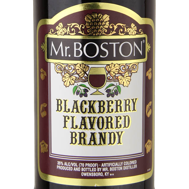 Mr. Boston Blackberry Flavored Brandy / Ltr