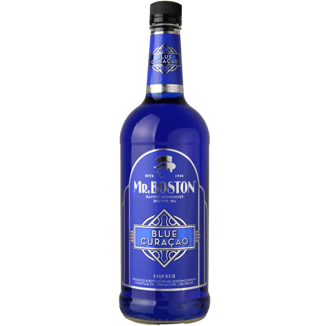 Mr. Boston Blue Curacao / Ltr