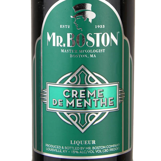Mr. Boston Green Creme de Menthe / Ltr