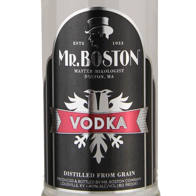 Mr. Boston Vodka 80 proof / Ltr