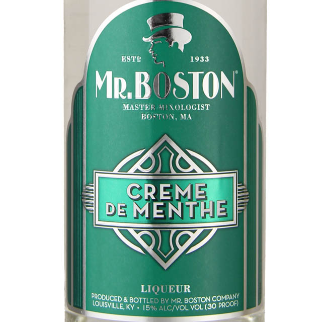Mr. Boston White Creme de Menthe / Ltr