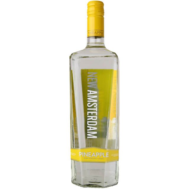 New Amsterdam Pineapple Flavored Vodka / Ltr
