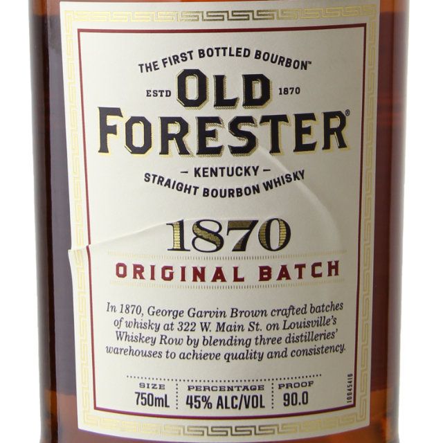 Old Forester 1870 Kentucky Straight Bourbon Whisky / 750 ml