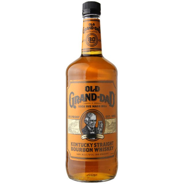 Old Grand Dad 80 proof Bourbon / Ltr