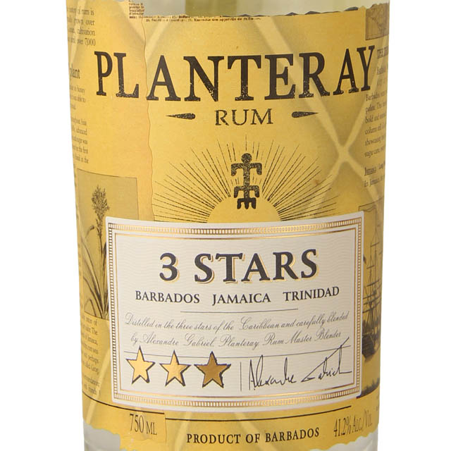 Planteray 3 Stars White Rum / 750mL