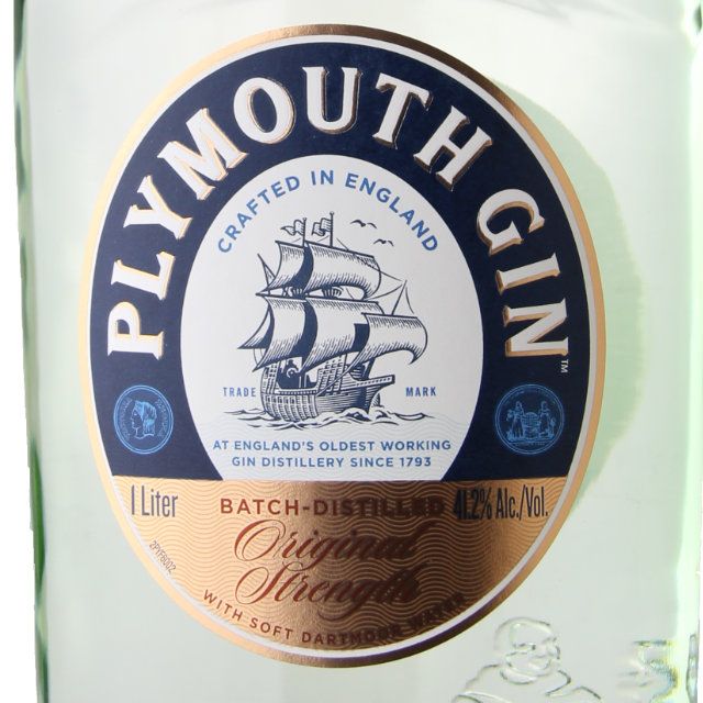 Plymouth Gin / Ltr