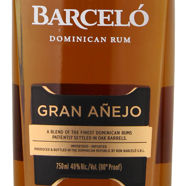 Ron Barcelo Gran Anejo Rum / 750 ml