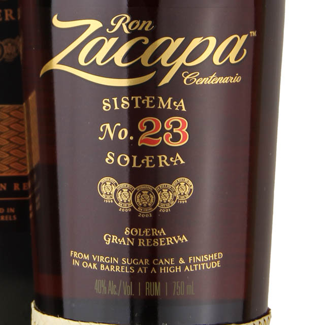Ron Zacapa Centenario Rum 23 yr / 750 ml