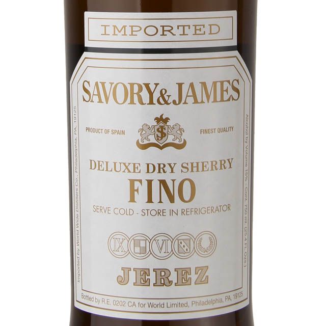 Savory & James Fino Sherry / 750 ml