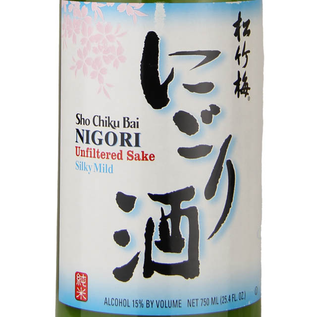 Sho Chiku Bai Nigori Silky Mild Unfiltered Sake / 750 ml
