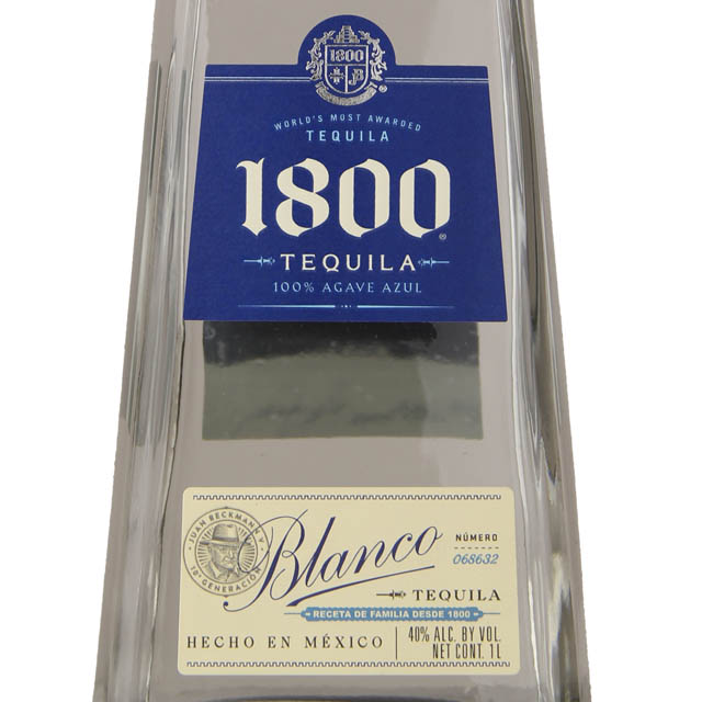 1800 Silver Tequila / Ltr