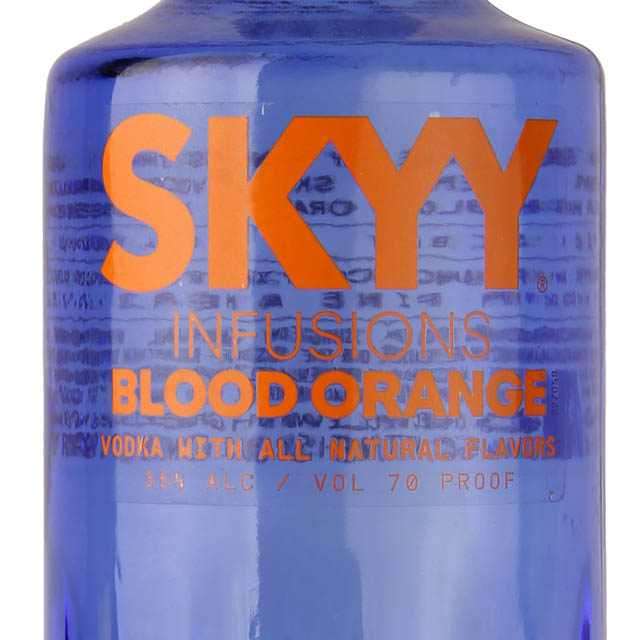 Skyy Infusions All Natural Blood Orange Flavored Vodka / Ltr