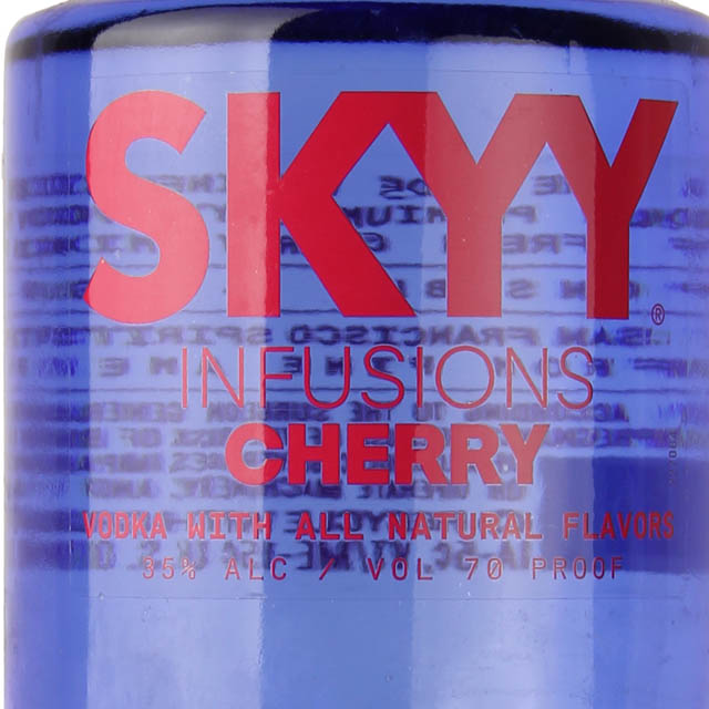 Skyy Infusions All Natural Cherry Flavored Vodka / Ltr