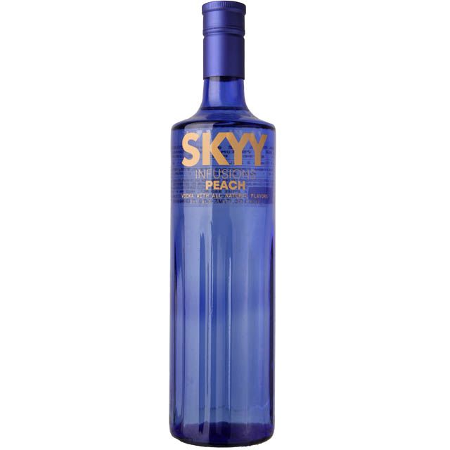 Skyy Infusions Georgia Peach Flavored Vodka / Ltr
