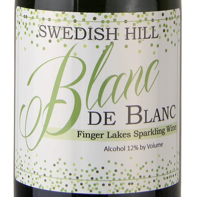 Swedish Hill Blanc de Blanc Sparkling Wine / 750 ml
