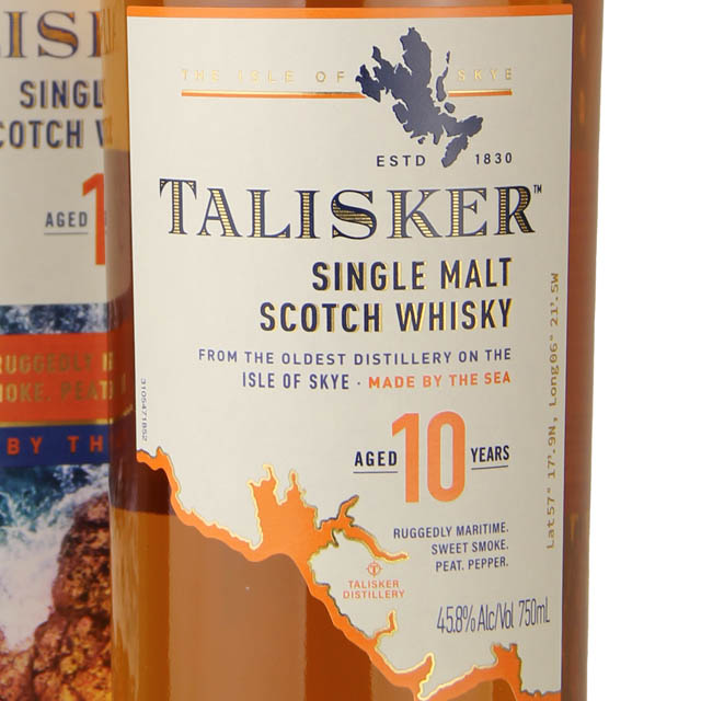 Talisker 10 yr Single Malt Scotch Whisky / 750 ml