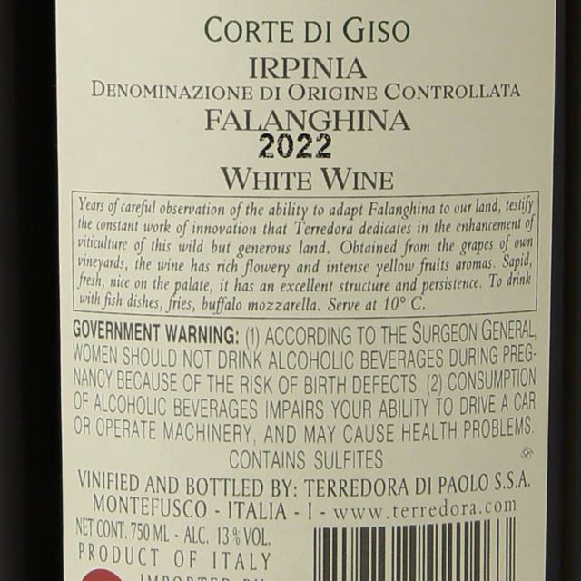 Terredora di Paolo Falanghina / 750 ml