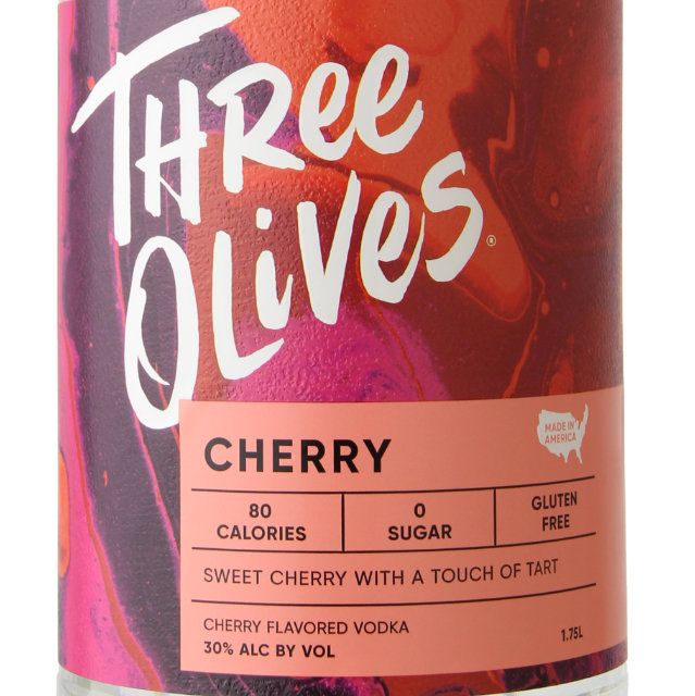 Three Olives Cherry Flavored Vodka / 1.75 Ltr