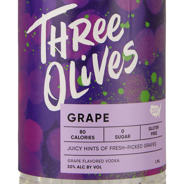 Three Olives Grape Flavored Vodka / 1.75 Ltr