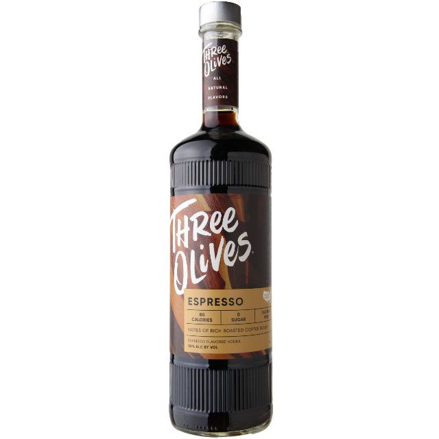 Three Olives Espresso Flavored Vodka / Ltr