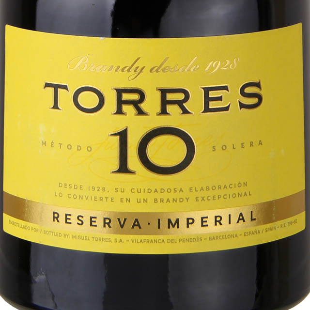 Torres 10 Gran Reserva Imperial Brandy / 750mL