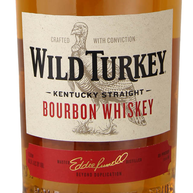Wild Turkey 81 Proof Bourbon / Ltr