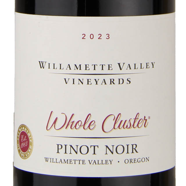 Willamette Valley Vineyards Whole Cluster Fermented Pinot Noir / 750 ml