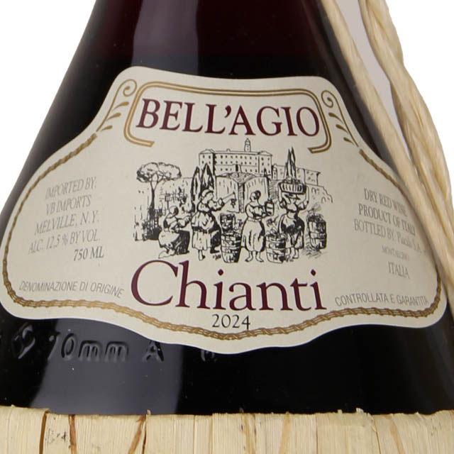 Bell'Agio Chianti Wicker Basket / 750 ml