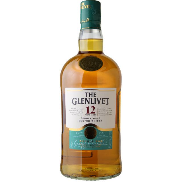 Glenlivet 12Yr Single Malt Scotch Whisky / 1.75 Ltr