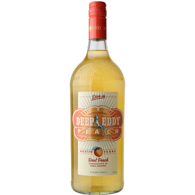 Deep Eddy Real Peach Flavored Vodka / Ltr
