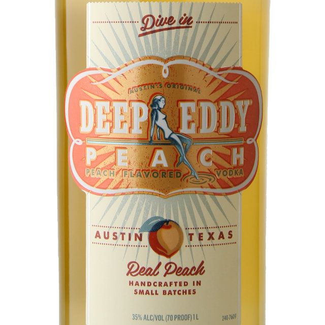 Deep Eddy Real Peach Flavored Vodka / Ltr
