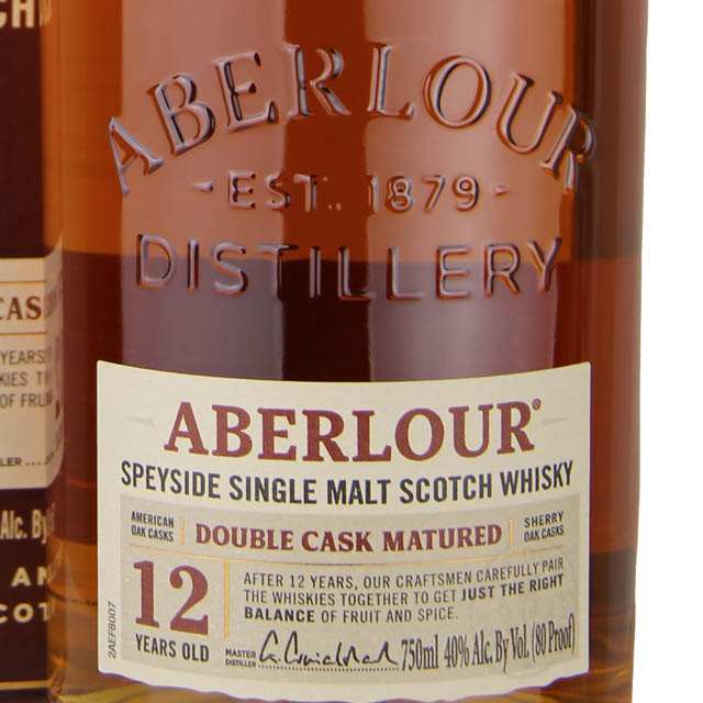 Aberlour Speyside Single Malt Scotch Whisky 12 Year / 750ml