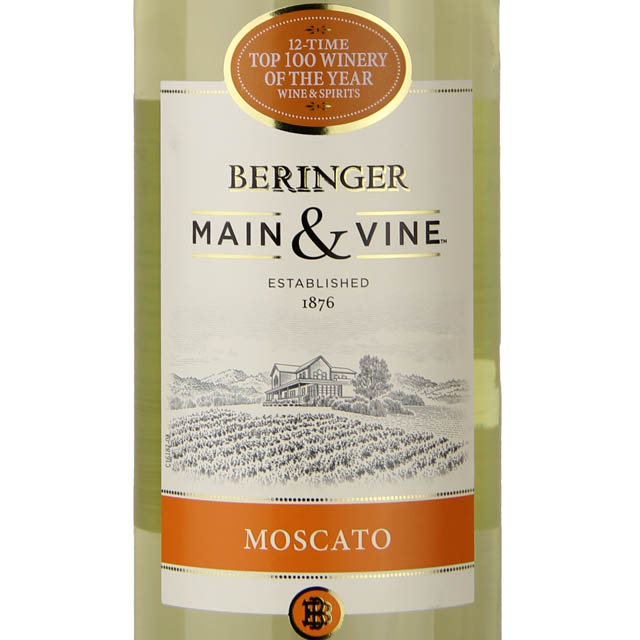 Beringer Main and Vine Moscato / 750 ml
