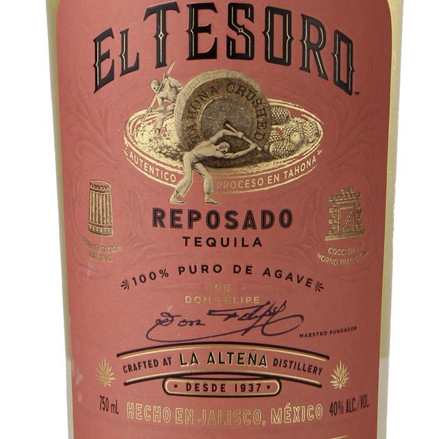 El Tesoro Reposado Tequila / 750 ml