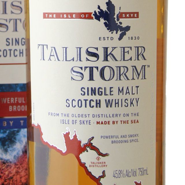 Talisker "Storm" Single Malt Scotch Whisky / 750 ml