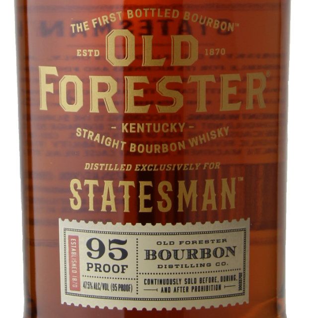 Old Forester Statesman Kentucky Straight Bourbon Whisky / 750mL