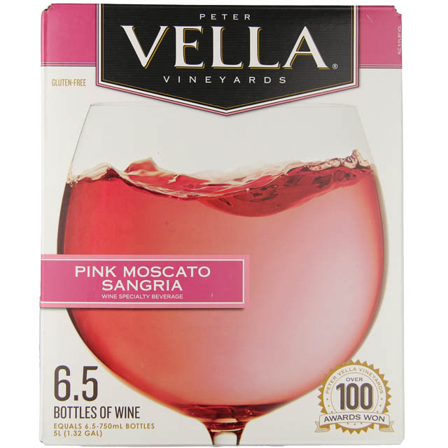 Peter Vella Pink Moscato Sangria / 5L