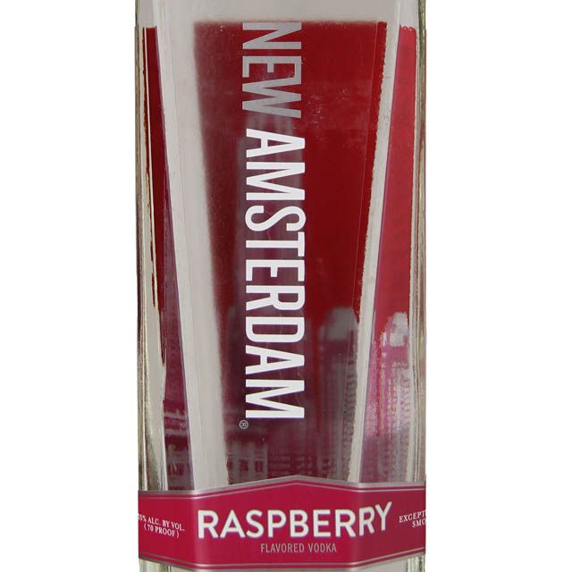 New Amsterdam Raspberry Flavored Vodka / Ltr