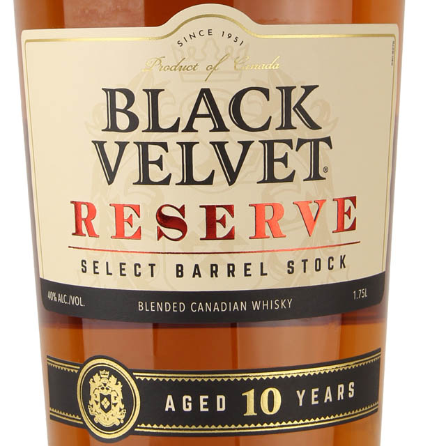 Black Velvet Reserve Canadian Whisky / 1.75 Ltr