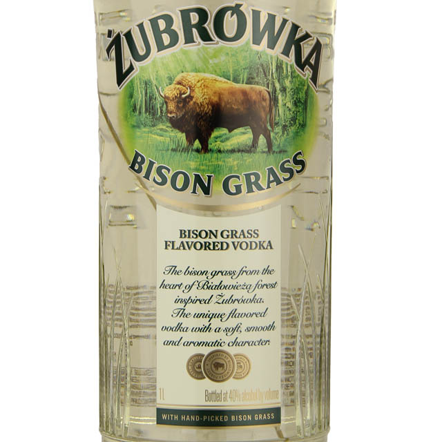 Zubrowka Bison Grass Flavored Vodka / Ltr