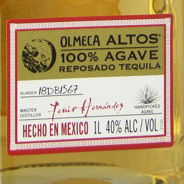Olmeca Altos Reposado Tequila / Ltr