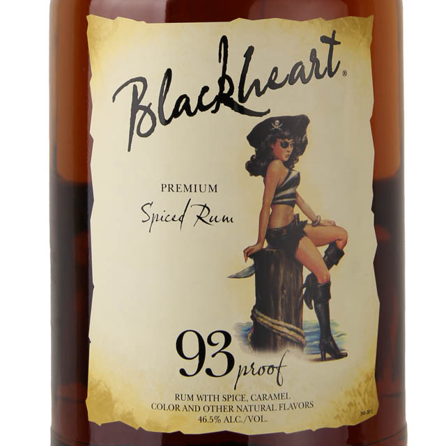 Blackheart Premium Spiced Rum 93 Proof / 1.75 Ltr