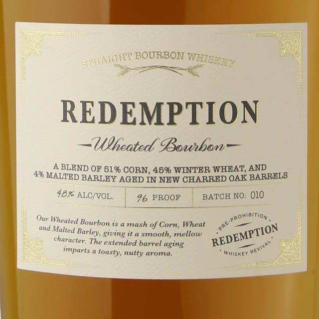 Redemption Wheated Bourbon / 750mL