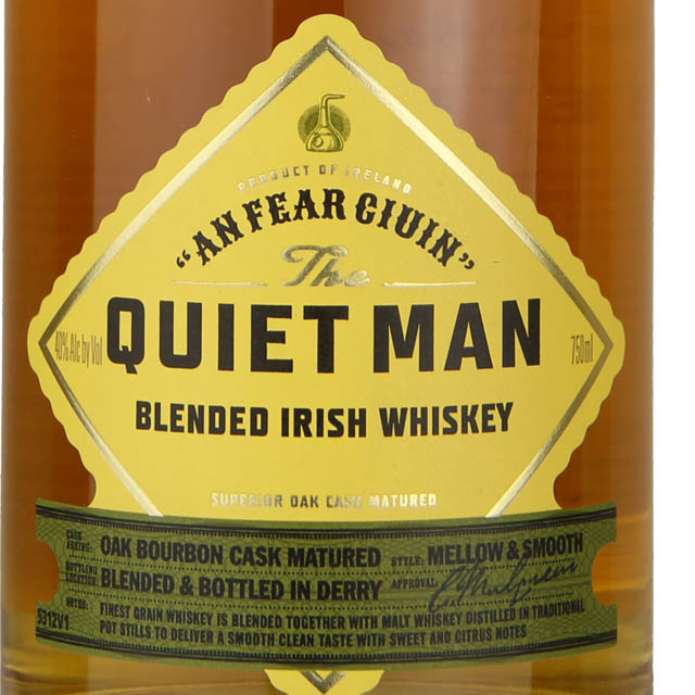 Quiet Man Traditional Irish Whiskey / 750mL