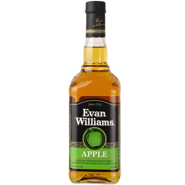 Evan Williams Apple Kentucky Straight Bourbon Whiskey / 750 ml