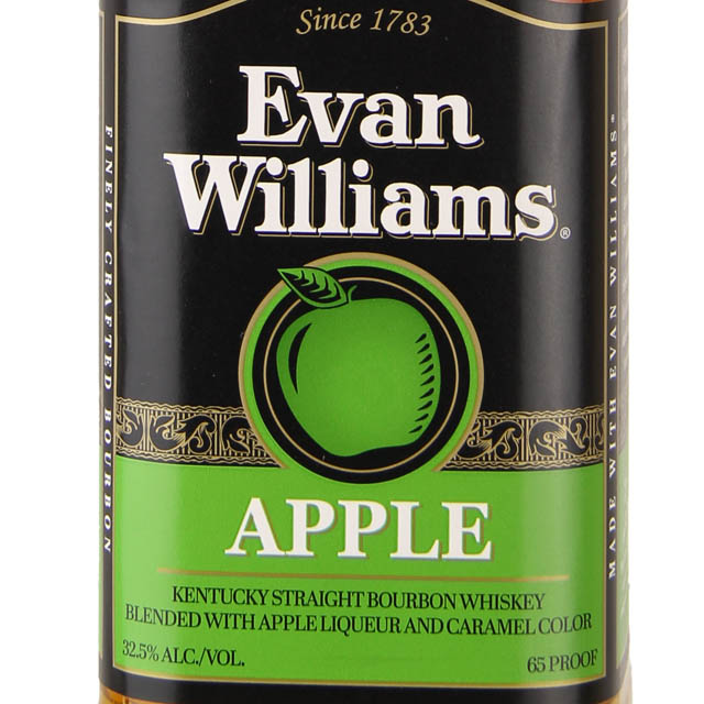 Evan Williams Apple Kentucky Straight Bourbon Whiskey / 750 ml