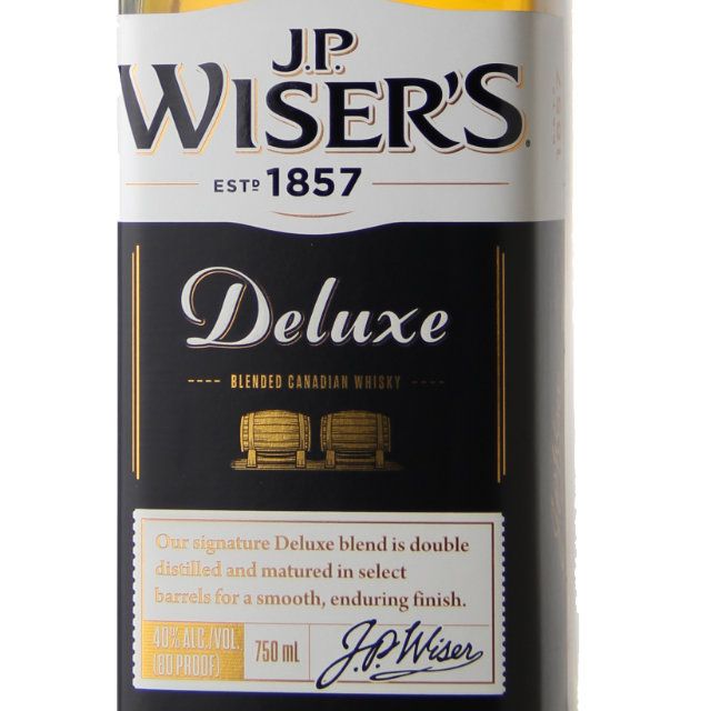 JP Wiser's Deluxe Canadian Whisky / 750mL