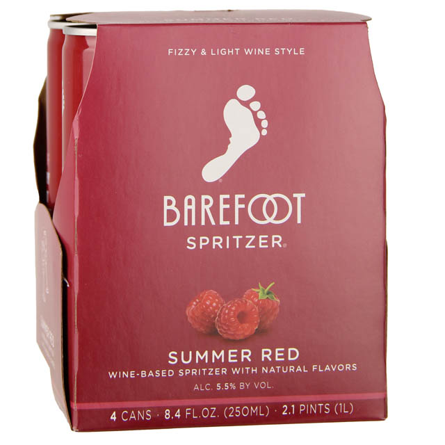Barefoot Cellars Summer Red Spritzer 4 Pack of cans / 4-250mL