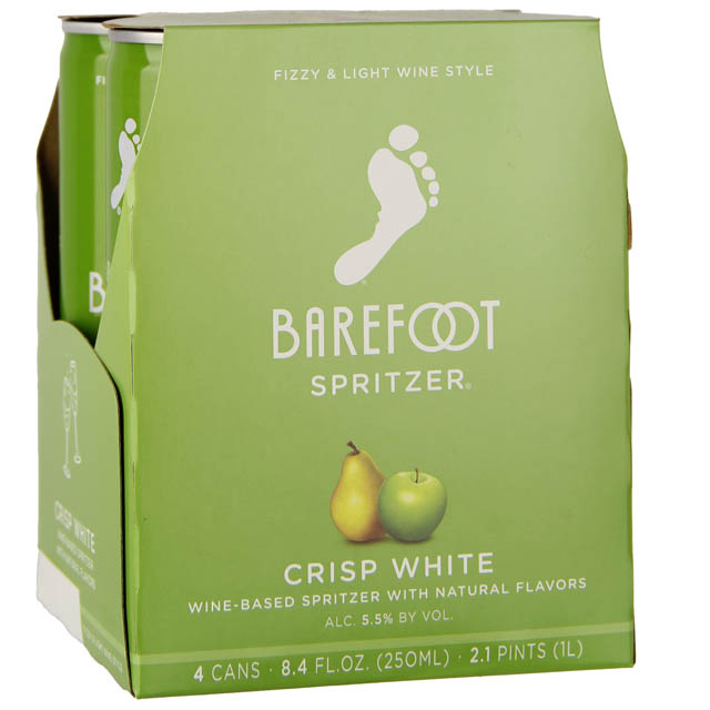 Barefoot Cellars Crisp White Spritzer 4 Pk of Cans / 4-250mL