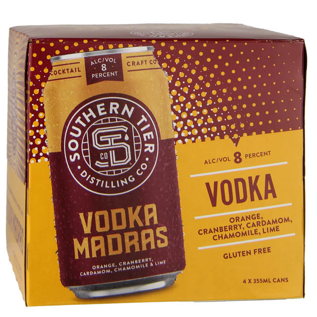 Southern Tier Distilling Company Vodka Madras 4 Pack / 4-355 ml